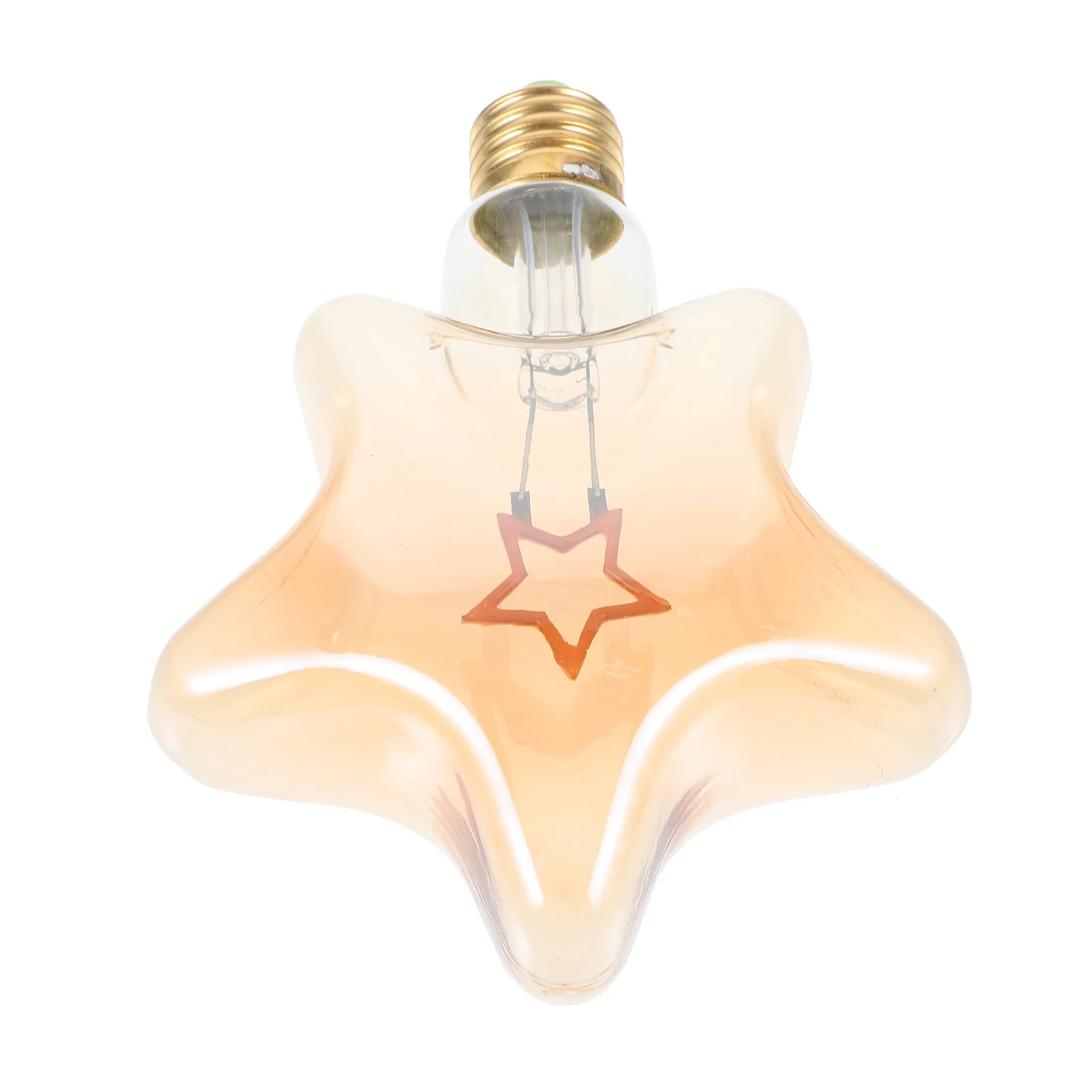 الإبداعية على شكل نجمة ضوء لمبة خمر نمط العنبر LED لجو احتفالي المنزل الأعمال فندق الديكور لمبة على شكل نجمة #6