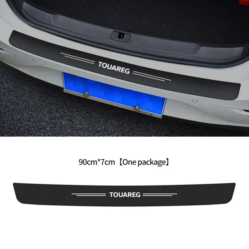Boa Line Auto - Chrome Rear Bumper Protector Scratch Guard S.Steel, Compatible with VW TOUAREG 2017UP, Bumper Guards - Canada