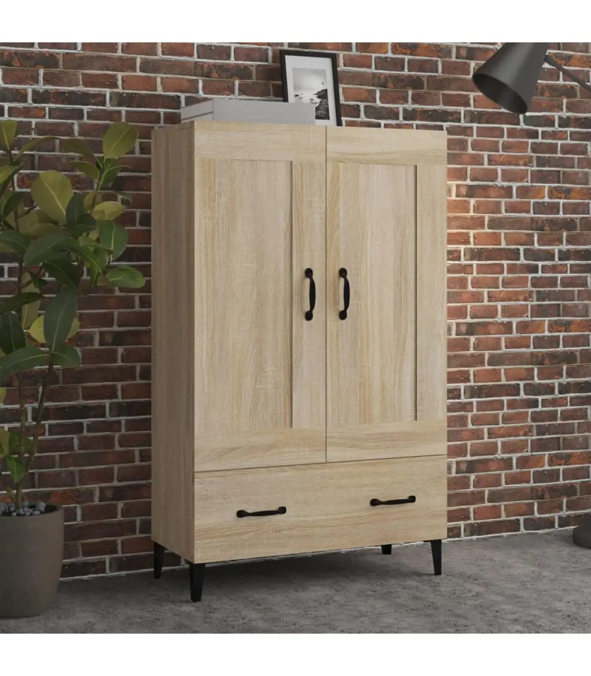 Sonoma 70x31x115 cm oak plywood sideboard