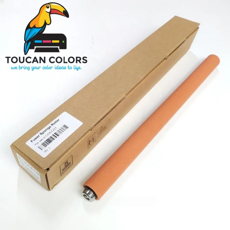 ToucanPrinter Konica Minolta C227 Red Sponge Roller Fuser Film Bizhub C226 C256 C266 C7222 7226Compatible Strictly Tested Copier