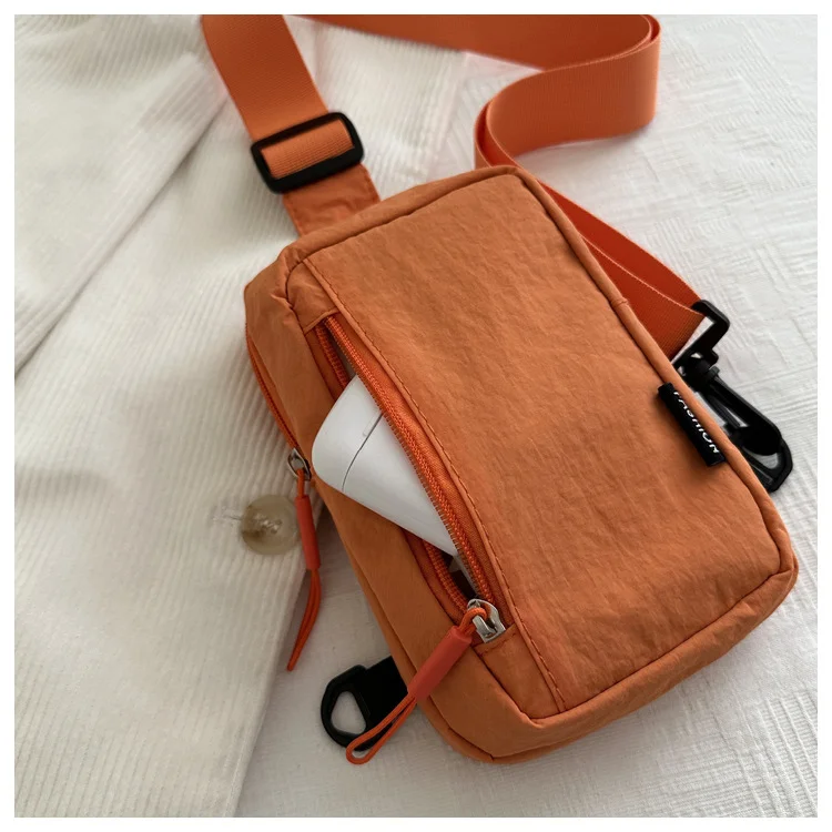 Leichte und einfache Handytasche, Brusttasche, lässige Umhängetasche, 2025, neue Sommer-Kleintasche, kleiner Radrucksack für Damen – Detail 11