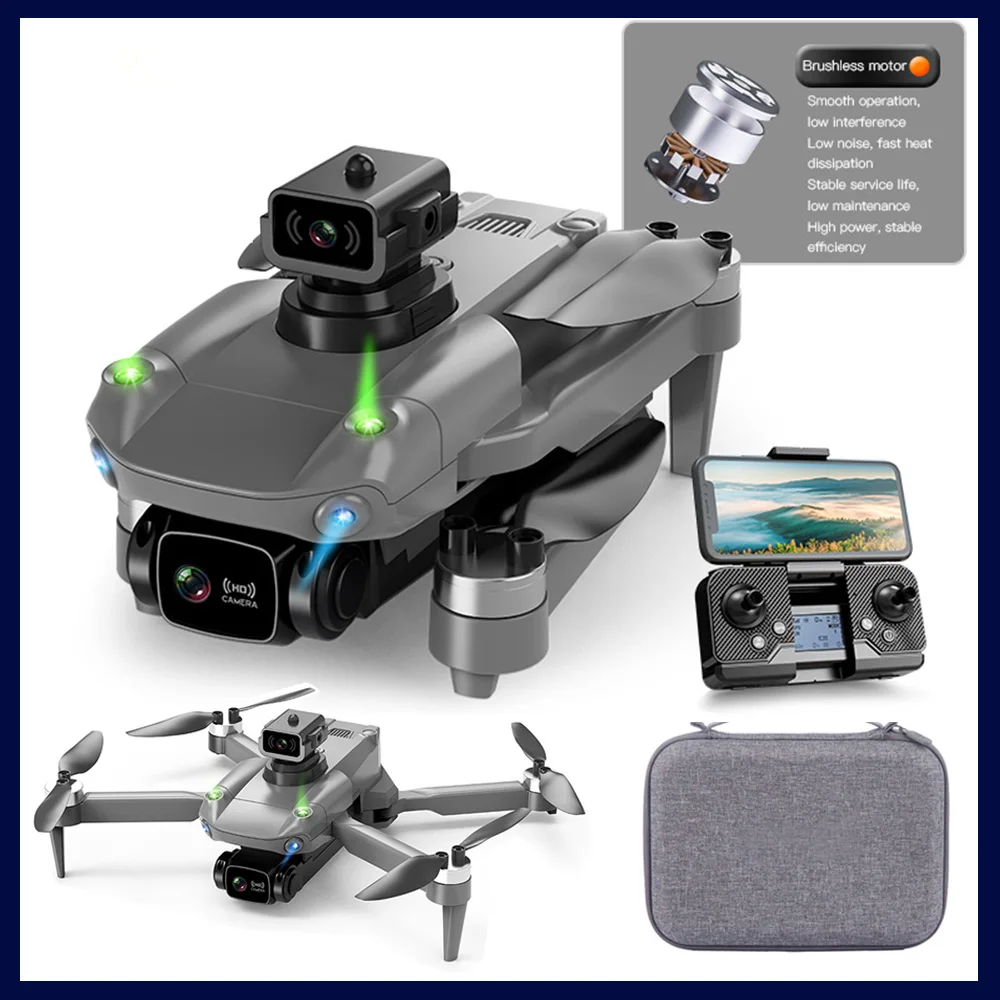 Drone 4K Professional RC Plane Toys Obstacle Avoidance RC Helicopter Quadcopter FPV Drone GPS 5G Wi-Fi Foldable Mini Dron Toy