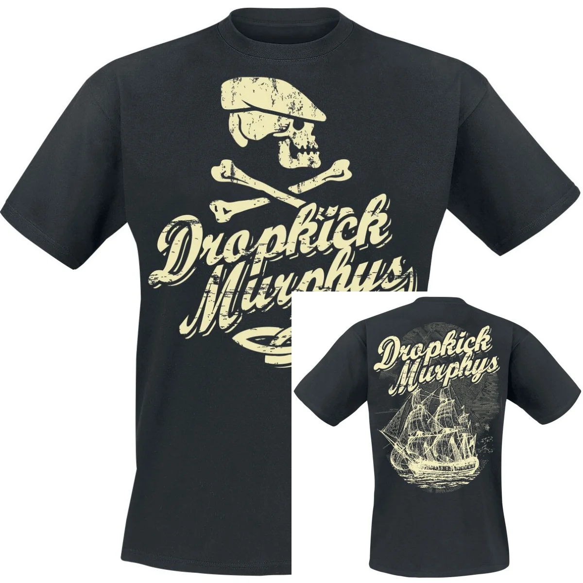 Y2k Dropkick Murphys Graphic Cotton Band T-shirt Unisex Summer Short Sleeve Fashion Brand Tee Luxury Casual Vintage Tees