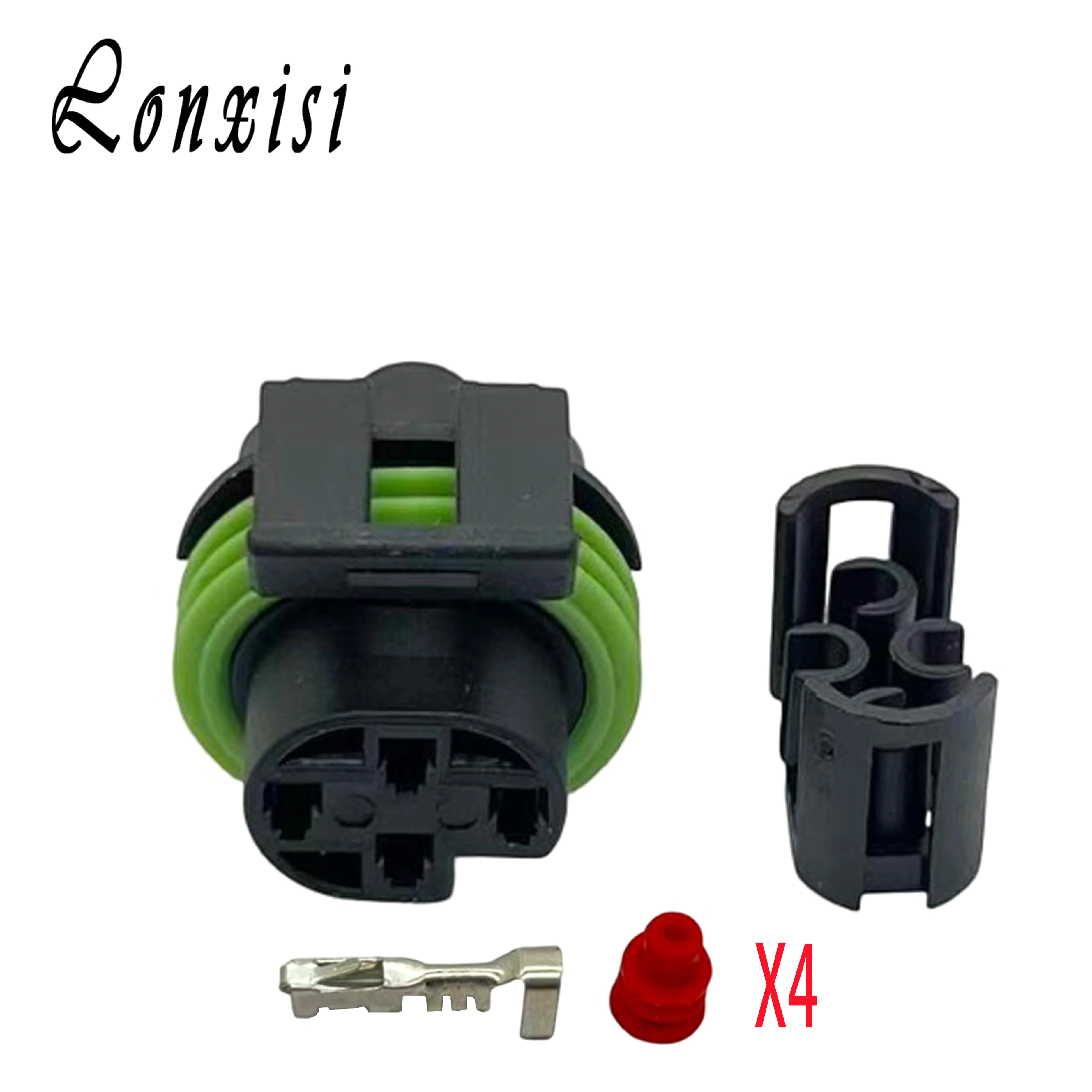 

1/5/10/20/50 Sets 4 Pin Metri Pack 150 Sealed Auto Waterproof Female Connector 12065298 Oxygen Sensor Electrical Plug