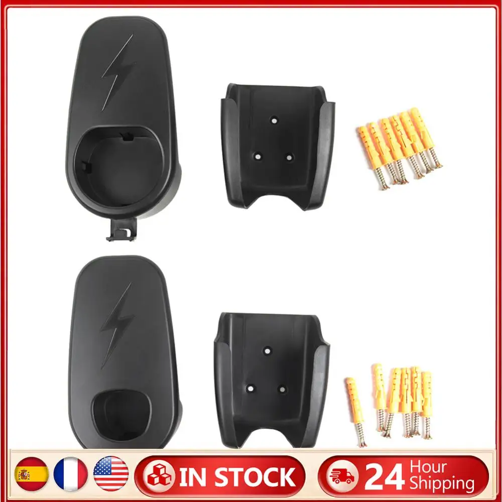 

Car Charging Cable Organizer with Chassis Bracket Wall Mount Connector Bracket Charger Cable Wall Holder for Tesla Model 3 Y