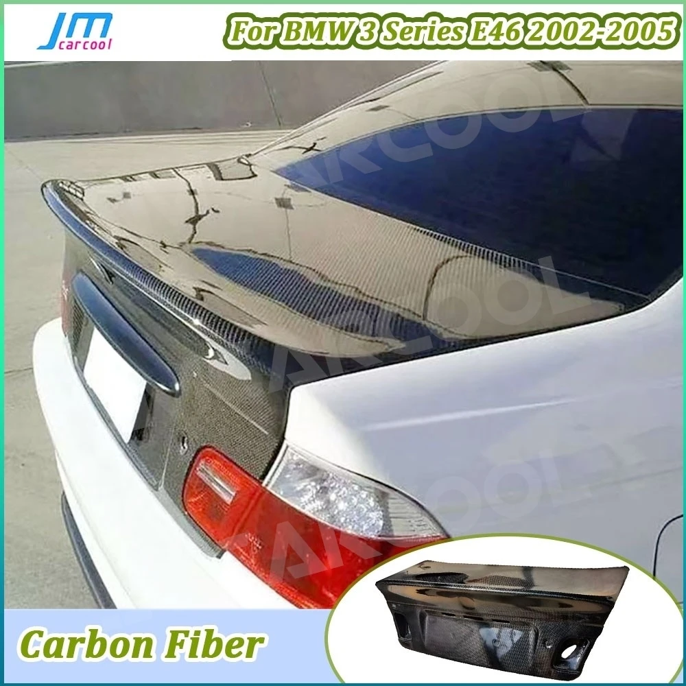 

JMCARCOOL углеродное волокно для BMW 3 серии E46 2002-2005, защита заднего бампера автомобиля, задние ворота, крышка багажника, панель декоративной панели, комплект кузова из FRP