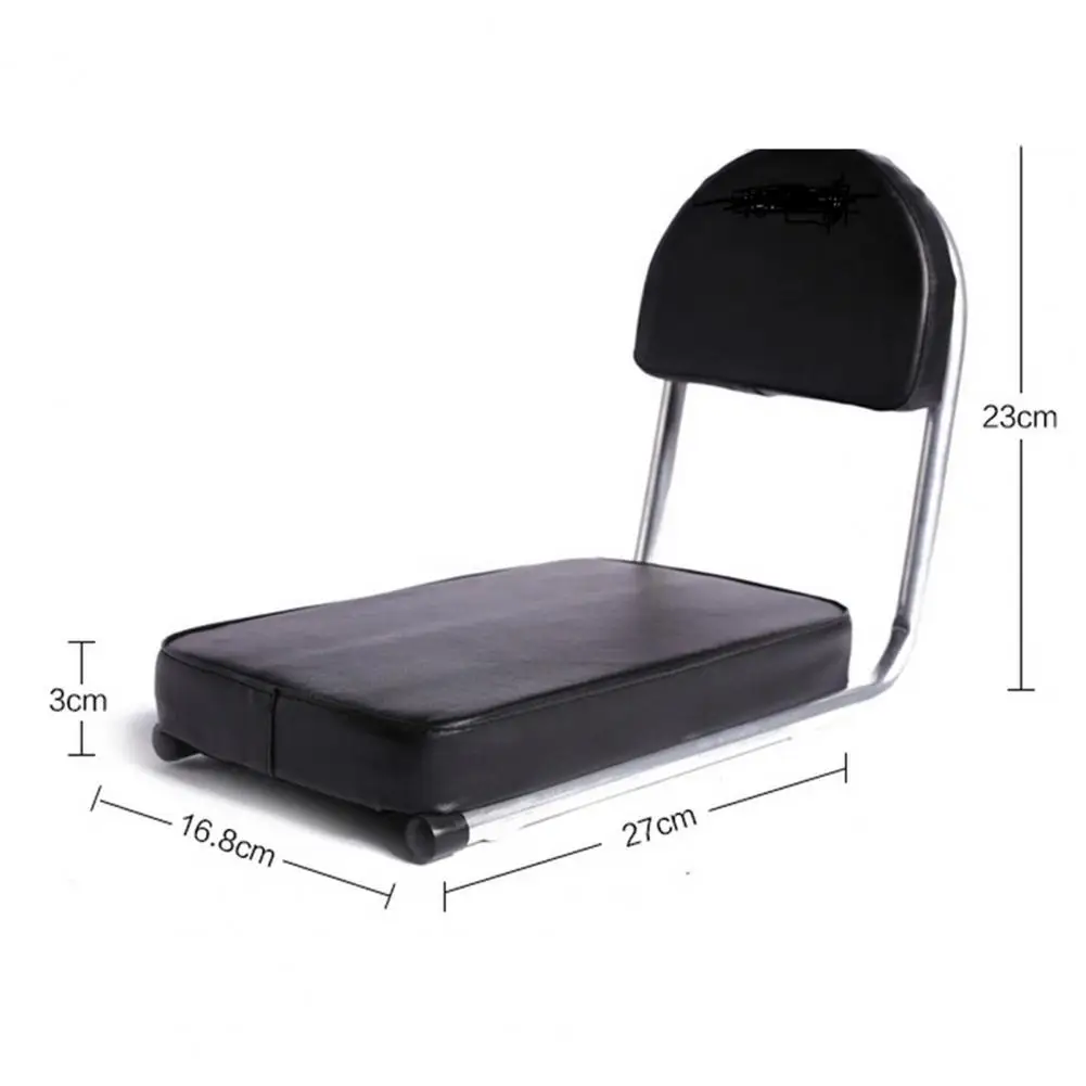 Bike Accessories Universal Waterproof Bicycle Rear Back Seat Cushion with Soft Thick Sponge Backrest Easy Installation