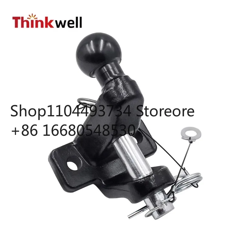 6KH3500kg Max Tow Ball Hitch Steel Trailer Coupling Ball and Pin Towing Hitch for Towing Vehicle Parts & Accessories