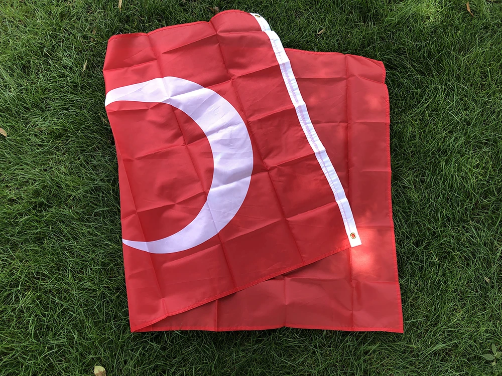 Bandera Turquía 150x90cm – Bandera nacional turca de poliéster - imagen 4