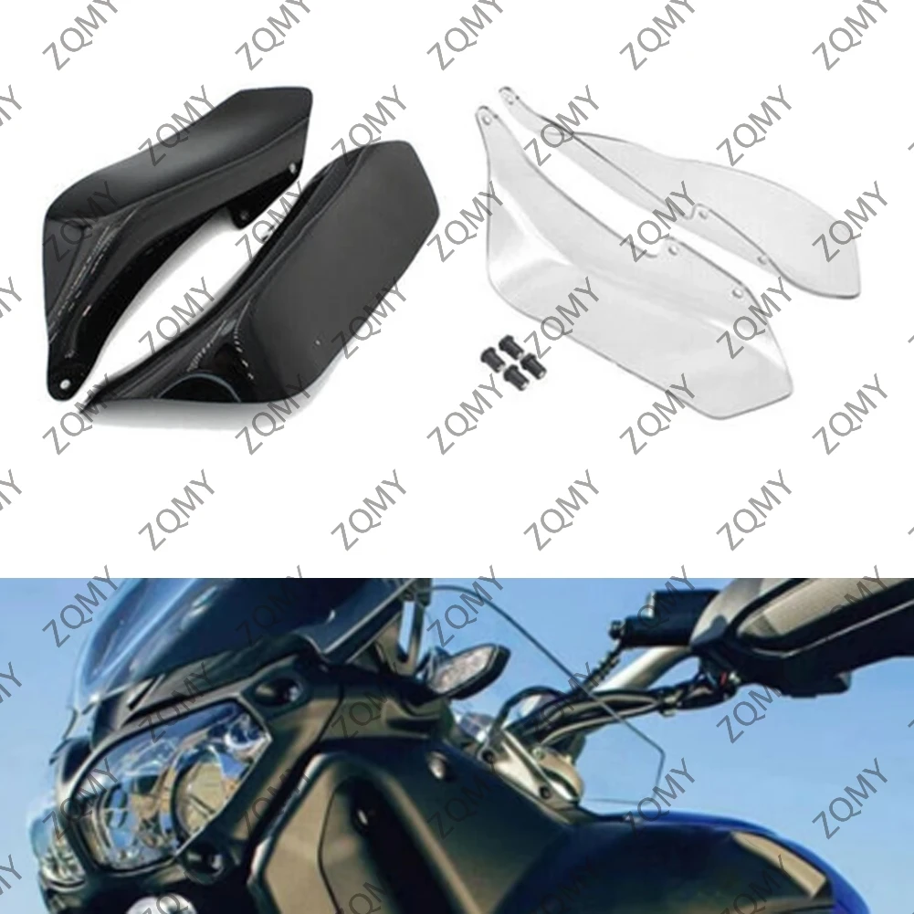 1Pair Motorcycle Wind Deflector Windshield Handguard Windscreen For Yamaha XT1200Z Super Tenere 2012 2013