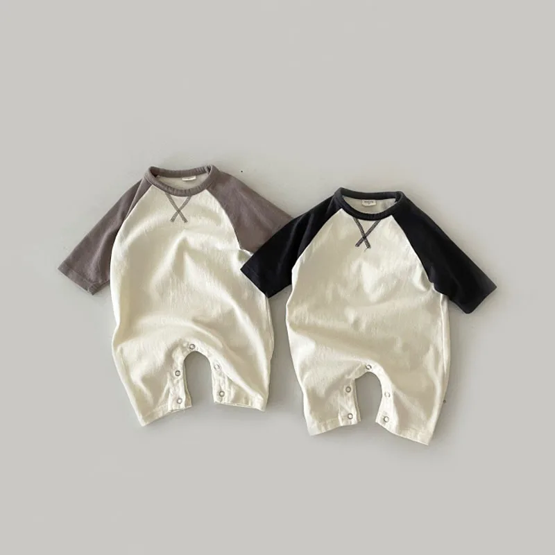 

2025 Autumn New Baby Long Sleeve Home Romper Boy Girl Newborn Cotton Casual Jumpsuit Infant Pajamas Toddler Clothes 0-24M