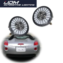 For GMC Envoy Jimmy For Pontiac Solstice Red LED Rear Bumper Reflectors Tail Lights Rear Fog Lights White Backup Reverse Lights