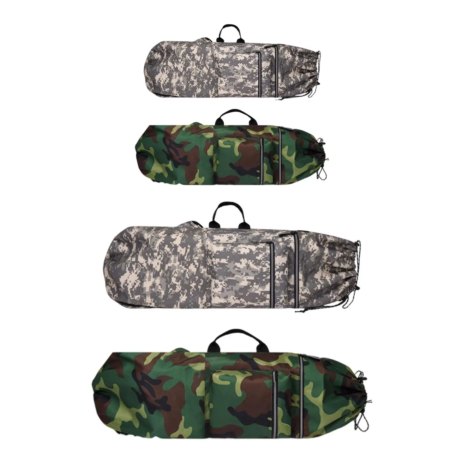Skateboard Backpack, Deck Storage Adjustable Straps Organizer Oxford Cloth Carrier Travel Accessories Portable with Handle Bag