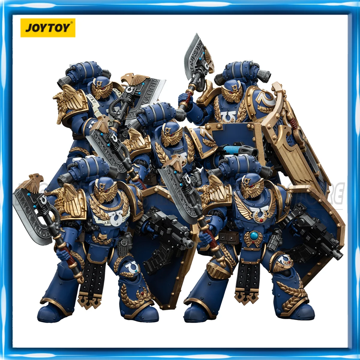 [Pre-Sale] JOYTOY Warhammer 30K 1/18 Action Figure Ultramarines Remus Ventanus Invictarus Suzerain Squad Model Anime Toys