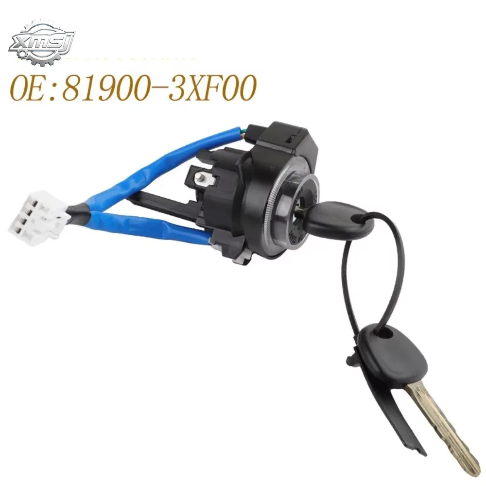 81900-3XF00 Cilindro de cerradura de encendido Interruptor 2 llaves Coche 819003 XF00 para Hyundai Elantra 2011-2016