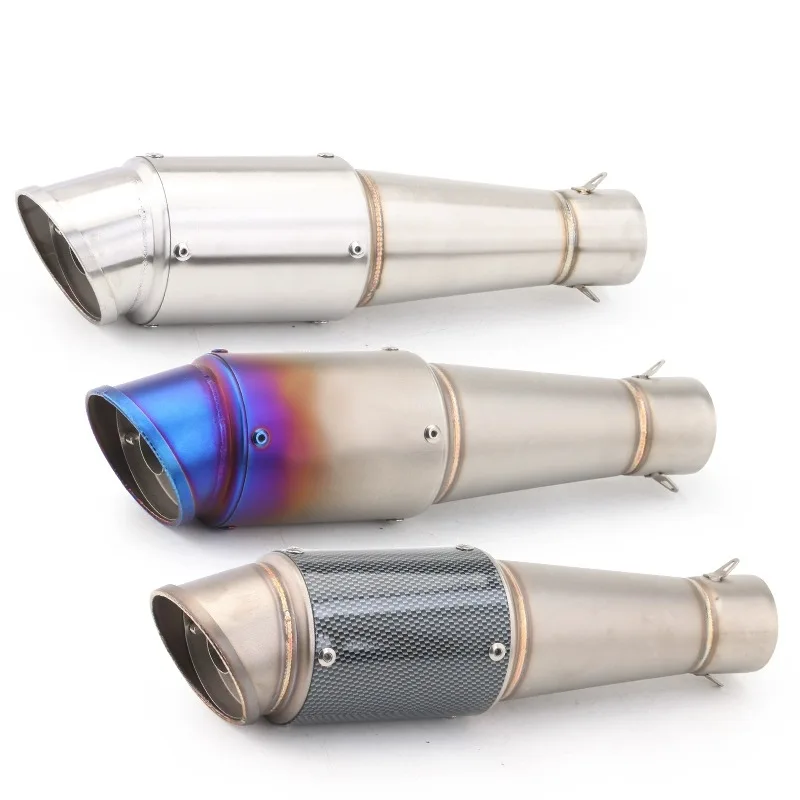 دراجة نارية سيارة رياضية تعديل الصوت ماسورة العادم Huanglong 150NK Horizon Little Ninja 250 AR قنبلة يدوية العادم #2