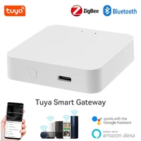 Tuya Smart Hub de enlace Bluetooth ZigBee puerta de enlace inalámbrica dispositivos domésticos inteligentes puente BT aplicación Smart Life funciona con Alexa Google