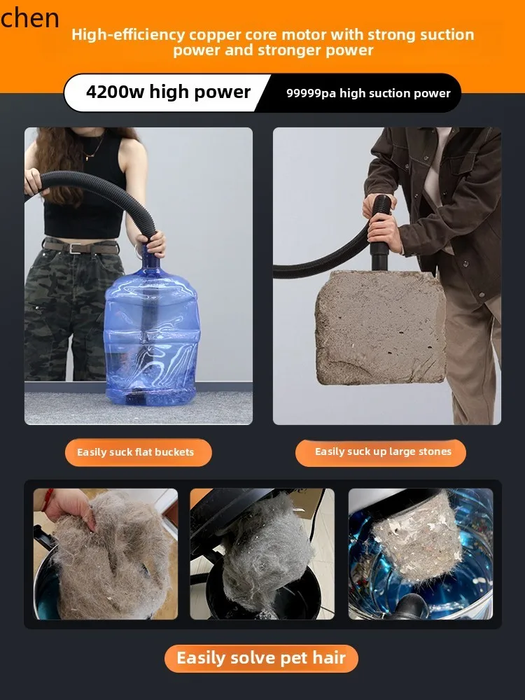 LXC Pulitore Domestico Grande Aspirazione Potente Autolavaggio ad Alta Potenza Negozio Decorazione Industriale Cucitura di Bellezza Aspirapolvere