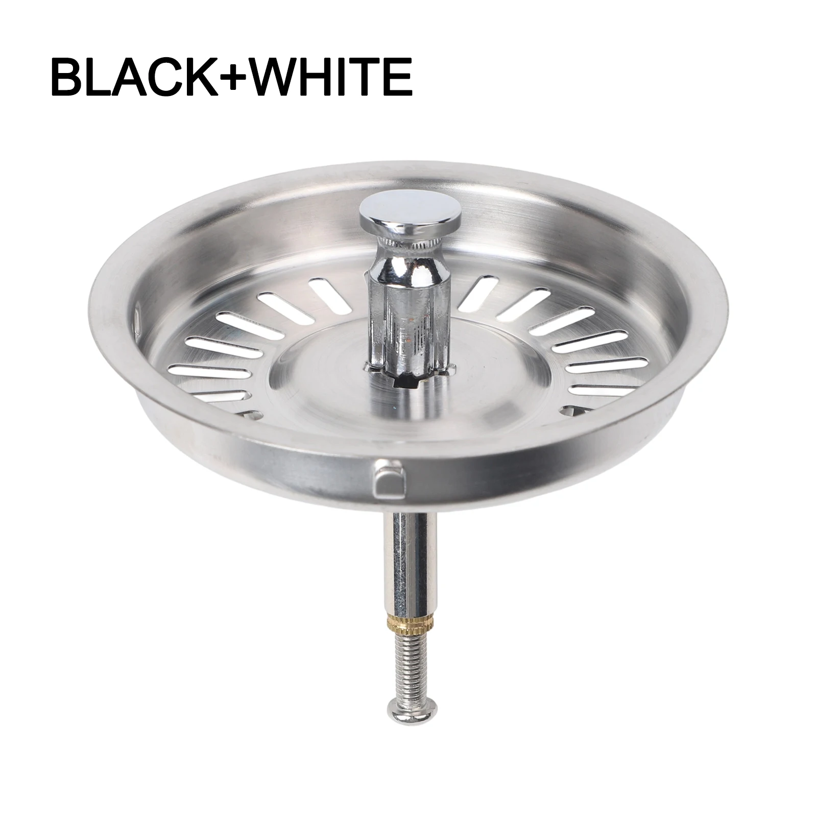 Brushed Finish Replacement Basket Filter Replacement For Kitchen Sink Strainer Optimal Water Flow Rubber Gasket Sealing