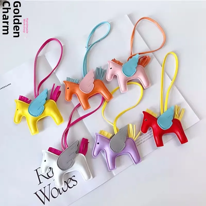 Adorable Angel  Tassel Pendant Leather Home Decor Creative Hanging Ornament Suitable for Bag Accessory Brazilian Origin