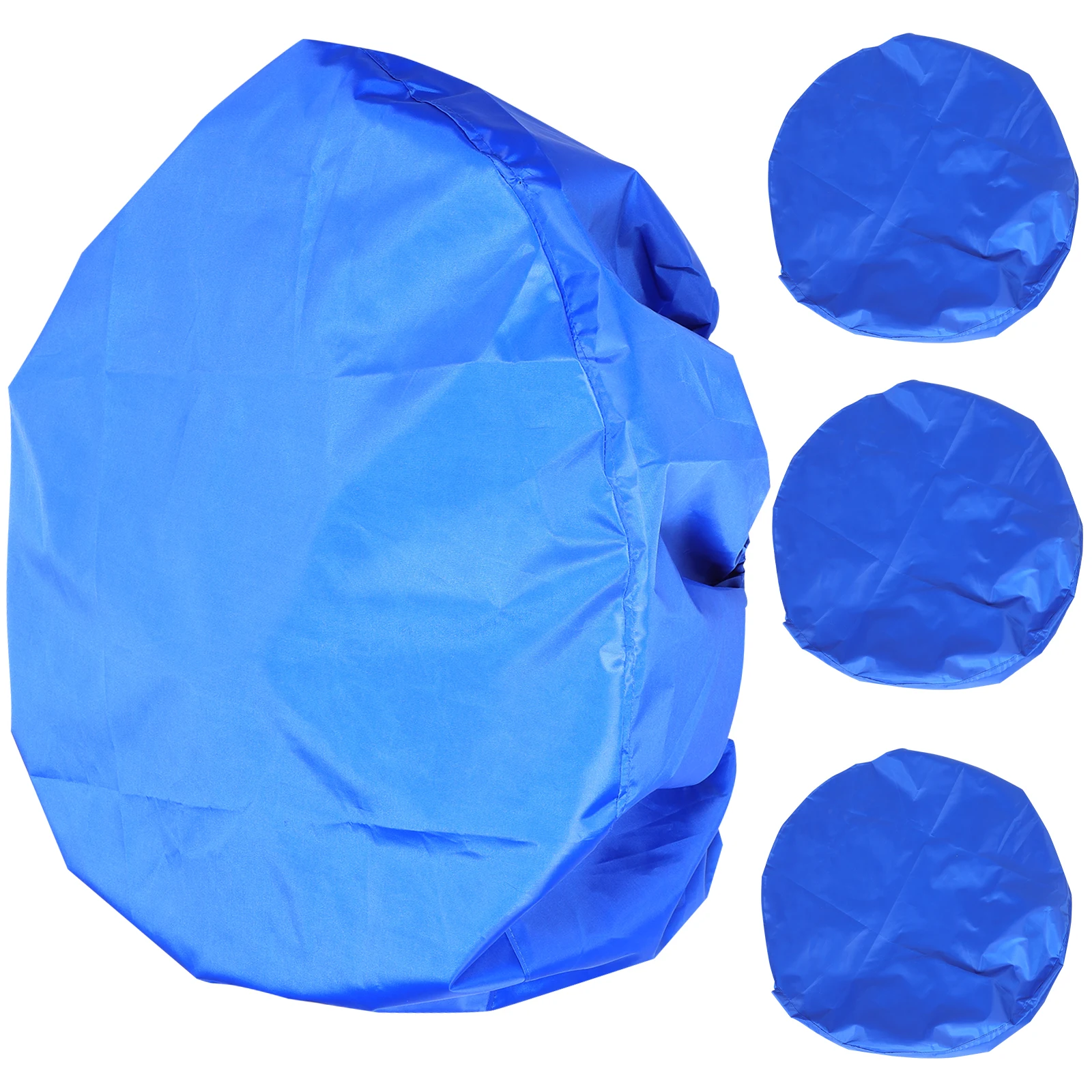 

4Pcs Spare Tire Cover Oxford Cloth Protective Cover for Trailer Camper Truck Suv Outdoor Tire Shield Weather Uv Resistant