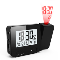 FanJu FJ3531 Alarm Clock Digital Date Snooze Function Backlight Watch Wall Projector Desk Table Led Clock With Time Projection