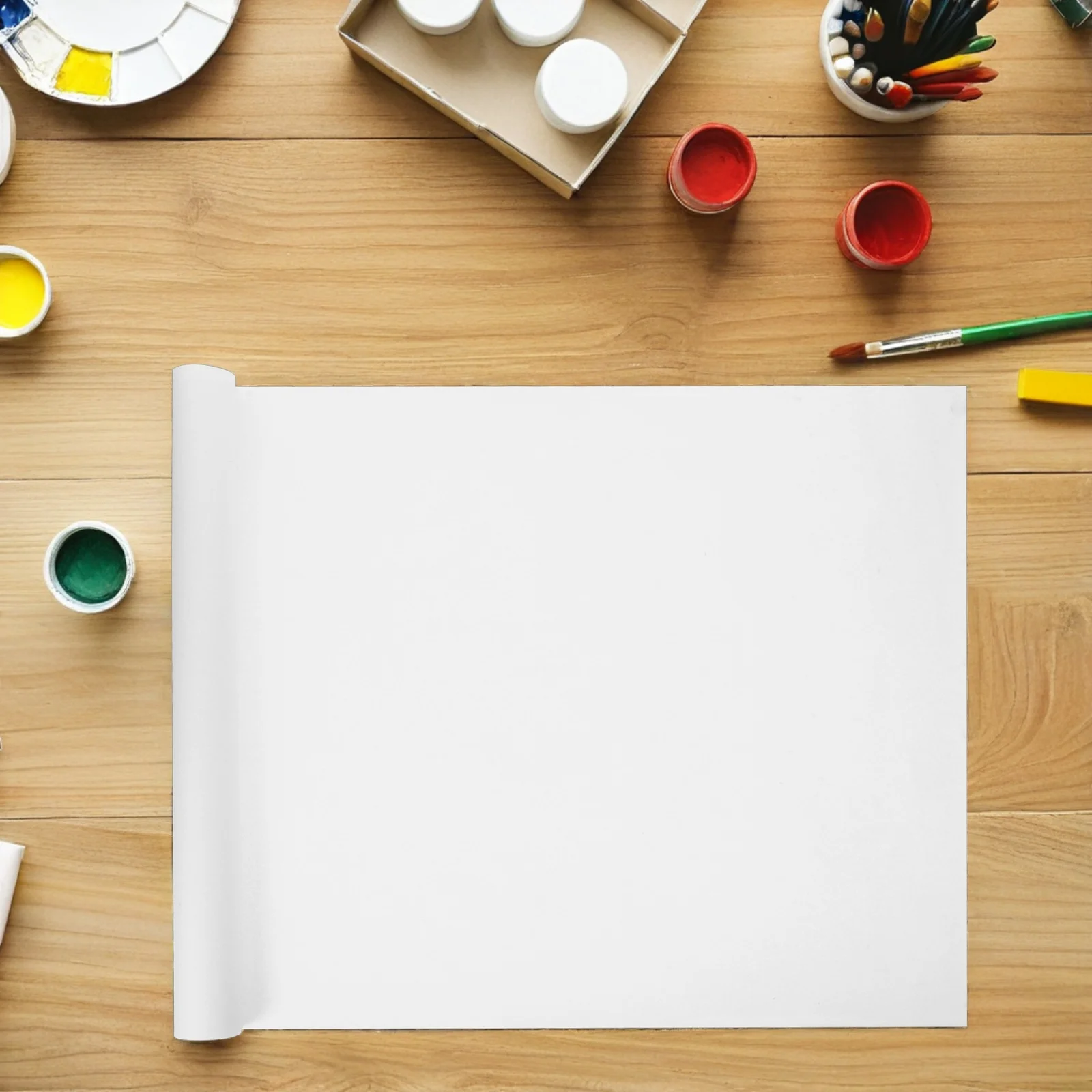 

2pcs Drawing Rolls Painting Paper Sketch Paper For Art Watercolor 45Cm X 5M Blank Eco-Friendly Acid-Free Resists Yellowing