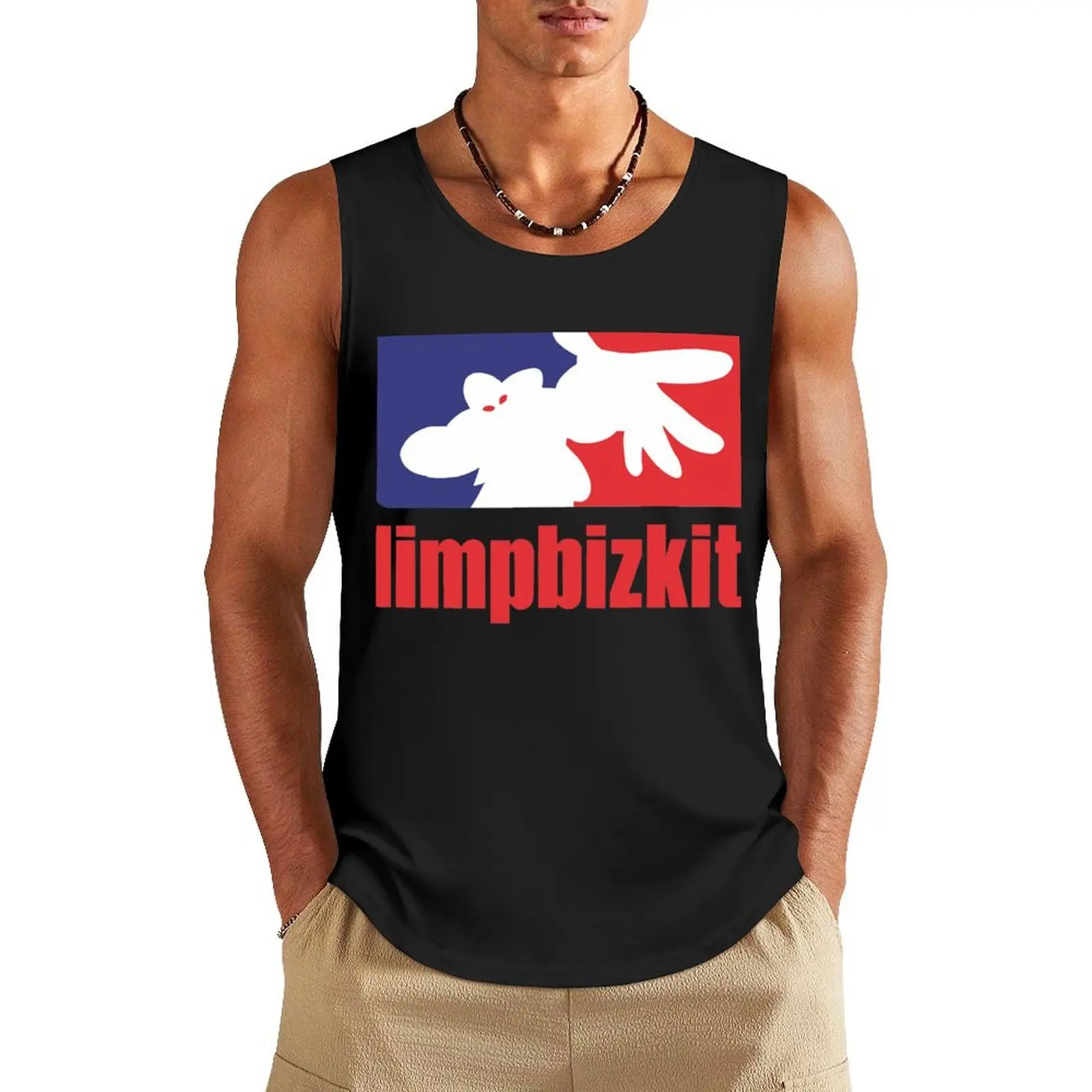 

Limp Bizkit Band Classic Tank Top t-shirt gym man sleeveless shirt man gym quick-drying t-shirt