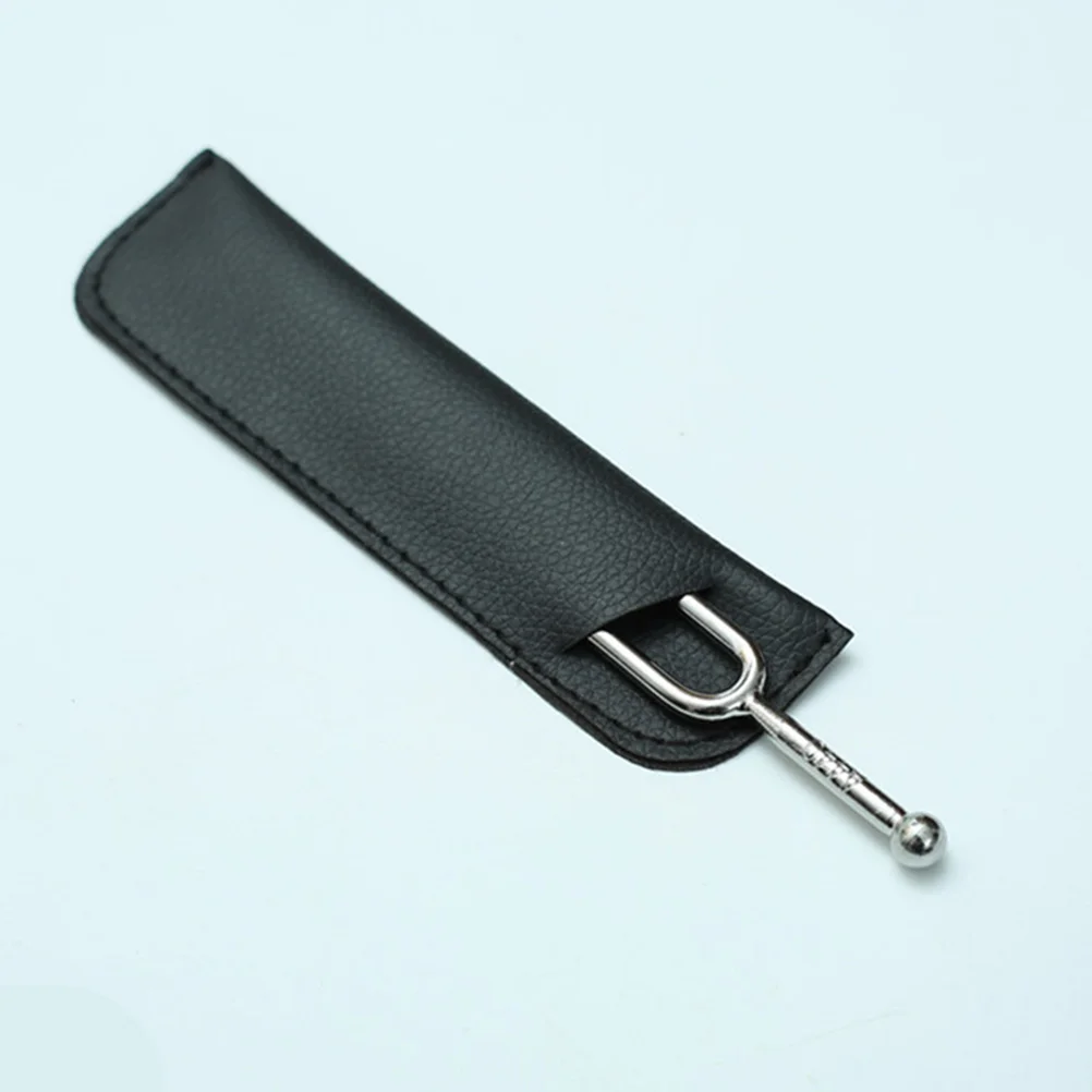 3Pcs Tuning Fork Storage Covers PU Material Fine Workmanship Lightweight Portable Cases Protective Guards for Music Instrument