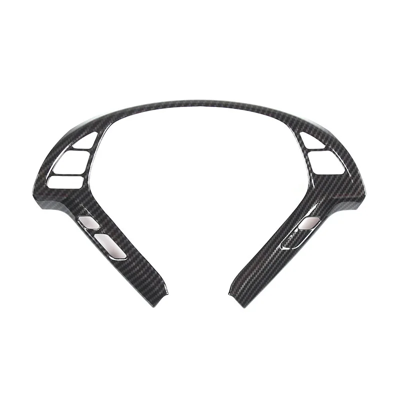 For Infiniti G25 G35 G37 2007-2013 ABS carbon fiber car steering wheel button frame decorative sticker car interior accessories 3