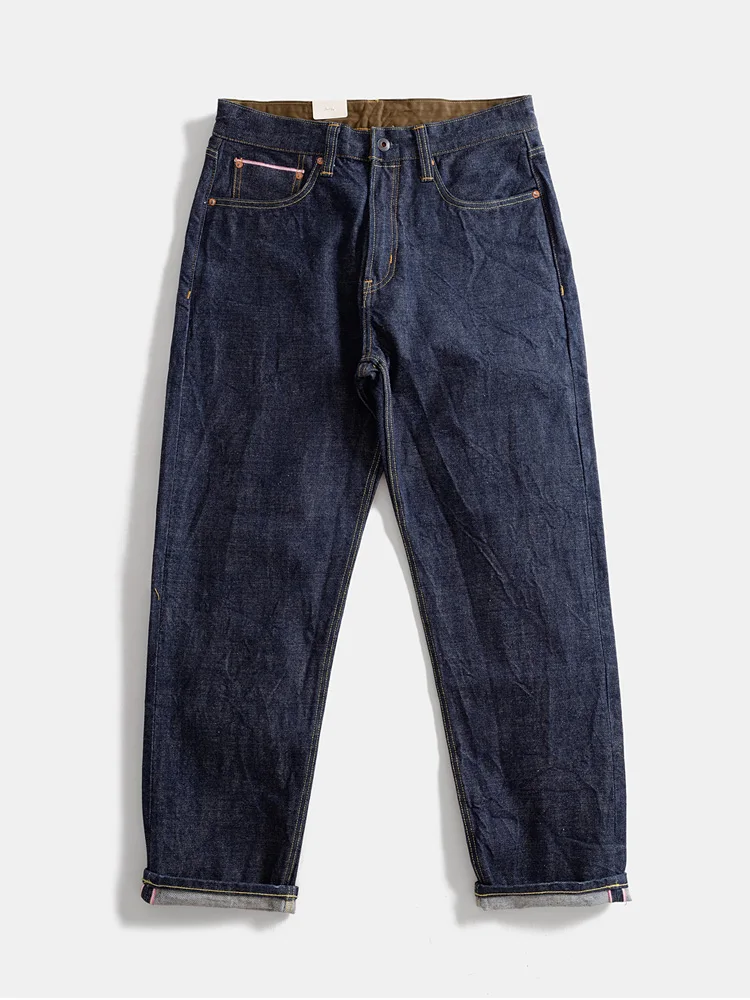 

Мужские повседневные брюки из плотного денима с начесом, прямого кроя, свободные, широкие штанины, осенне-зимние