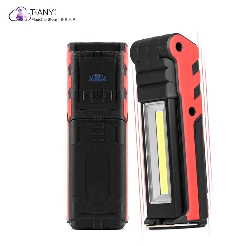 COB work light Inspection light Handheld foldable multi-function portable auto repair light LED with magnet type-c charging