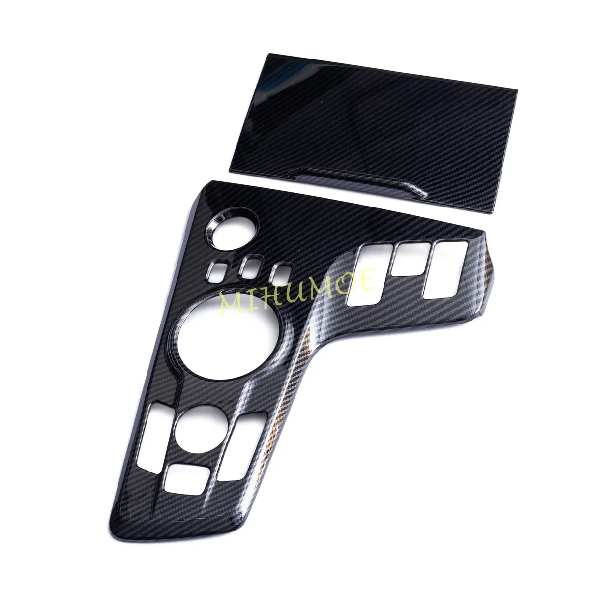 لكيا سبورتاج الهجين 2022 2023 من ألياف الكربون لوحة القيادة الداخلية وحدة التحكم المركزية والعتاد التحول غطاء لوحة الزخارف