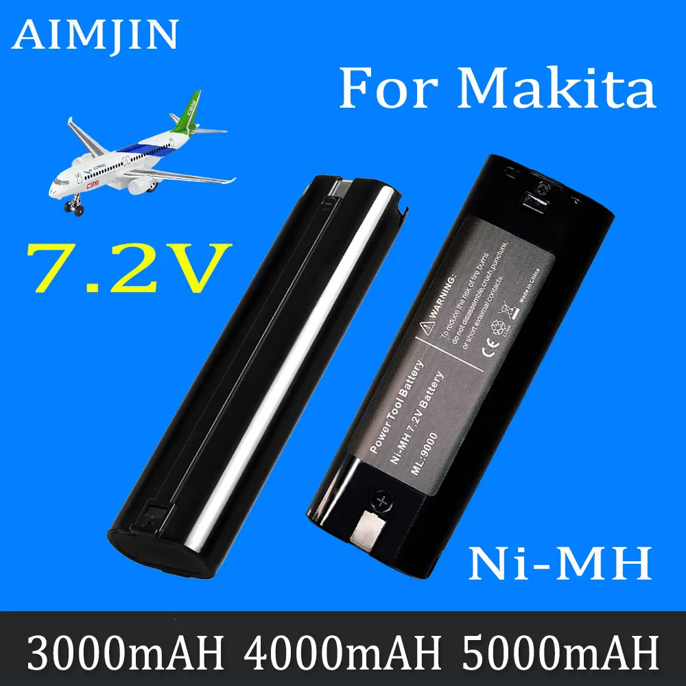 

For Makita 7.2V 3000/4000/5000mAh Battery，Compatible 7000 7002 7033 191679-9 192532-2 192695-4 632002-4 632003-2 E Power Tool