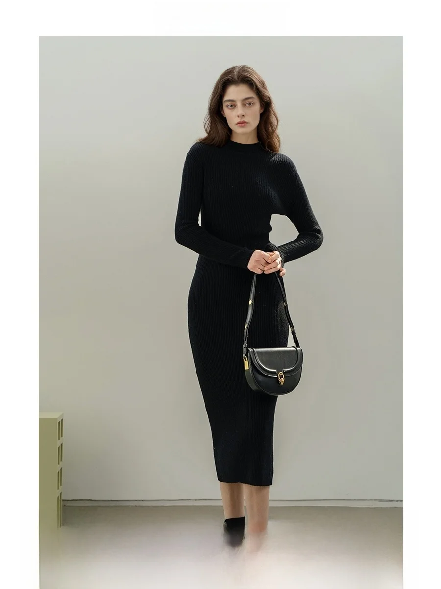 00% Wool Knitted Dr… - image