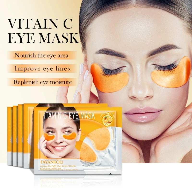 5Pairs Crystal Collagen Eye Mask skincare Moisturizing Anti Dark Circles Eye Bags Anti-aging Wrinkle Eye Patches Skin Care