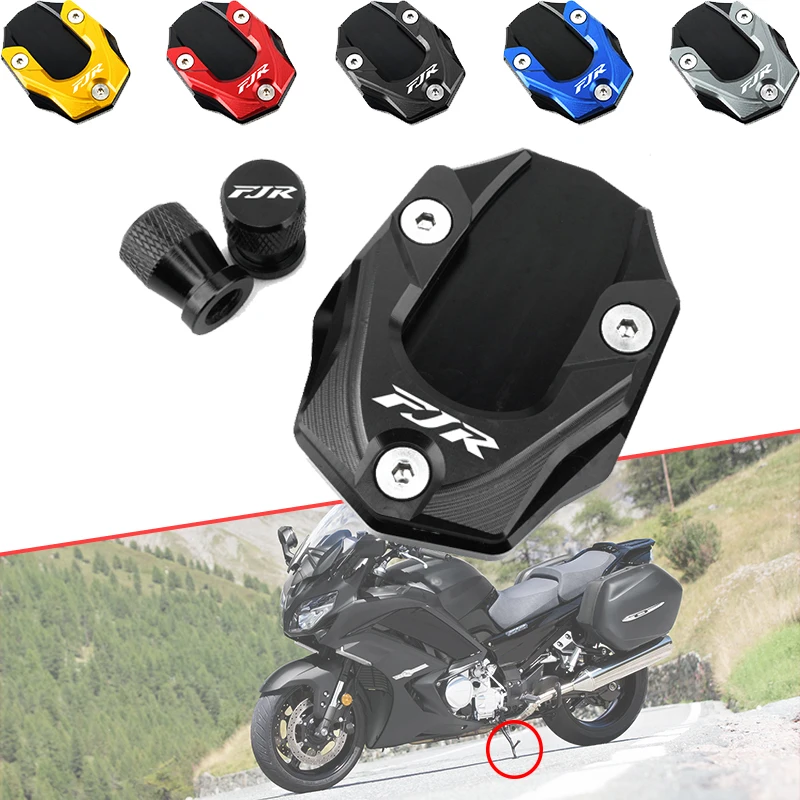 NEUE Für Yamaha FJR1300 FJR 1300 2001-2017 2018 2019 Motorrad Fuß Seite Stehen Enlarger Unterstützung Platte Ständer verlängerung Pad