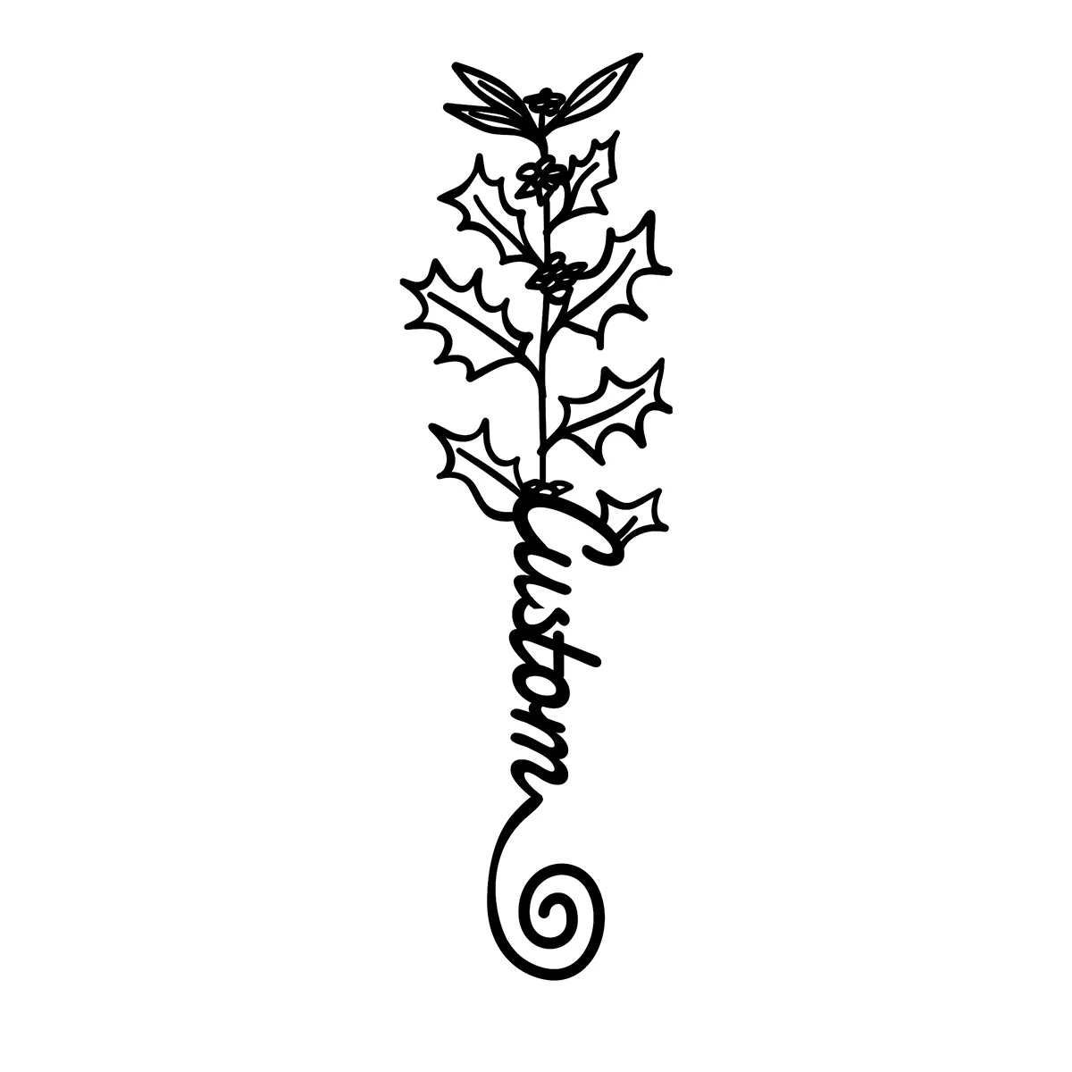 Holly Bookmark Friendship Forever Symbol, metalowa niestandardowa zakładka, prezent dla miłośnika książek, prezent dla przyjaciela z okazji powrotu do szkoły, wyjątkowa zakładka