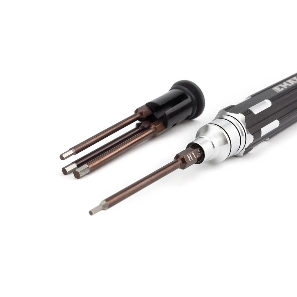 4 In 1 Emax Hexagon Socket Screwdriver Set Allen Driver H1.5 H2.0 2.5 H3.0mm Modeling Making Tools For RC Plane FPV Drone - view 2