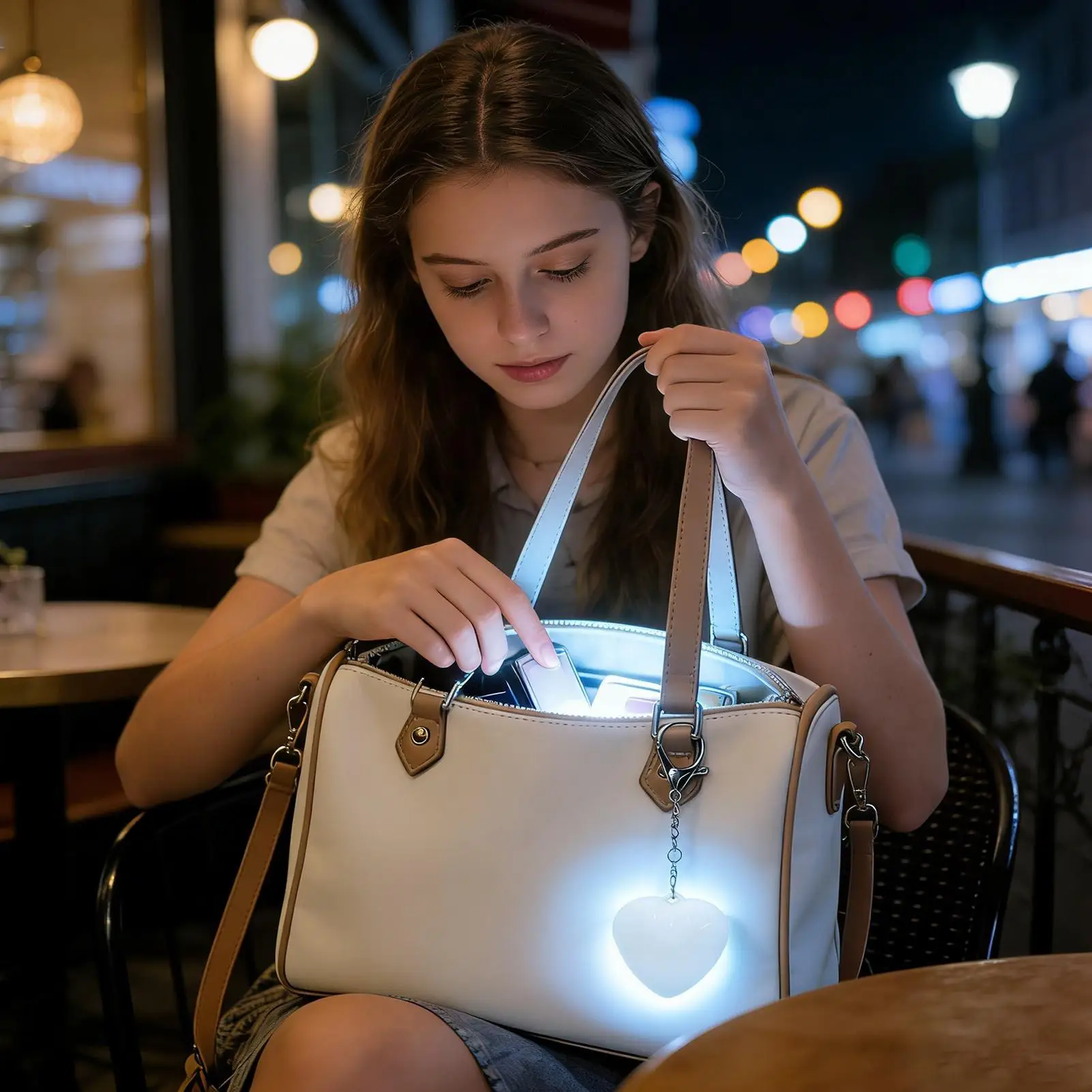 

Rechargeable LED Purse Light Sensor Touch Activated Handbag Light Bag Light Bed Lamp Best Gifts for Women Mother Friends