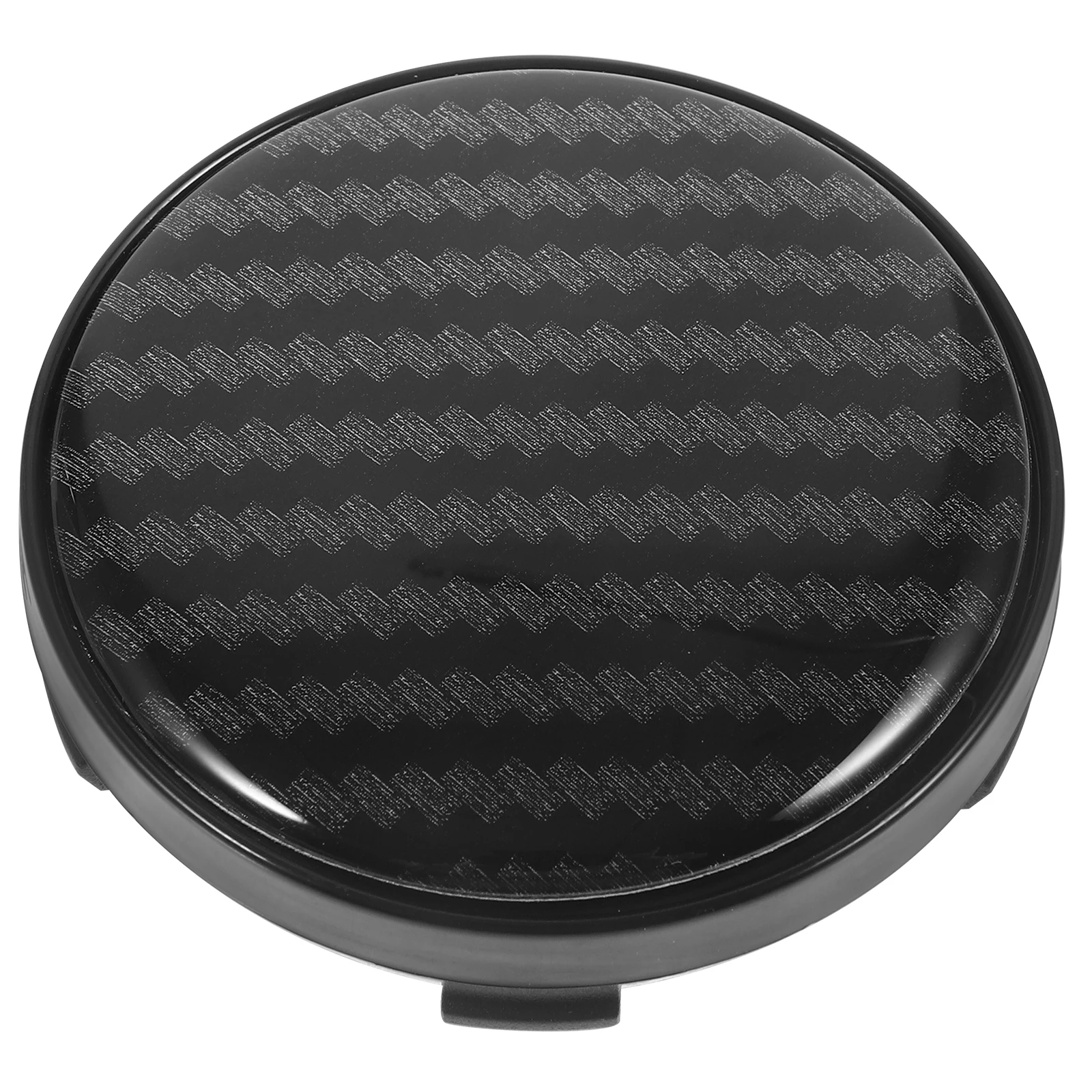 

Carbon Fiber 60MM Wheel Center Caps Dirtproof Hub Covers ABS Aluminum Car Rim Decorative Tire Hubcaps Black Glossy