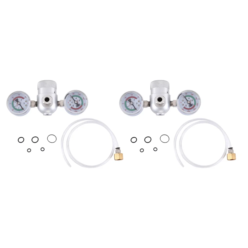 

A01F-2X Клапан регулятора давления взбитого слива со шлангом и адаптером для зарядных устройств для взбитых сливок, резервуар емкостью 0,95 л, 580 г