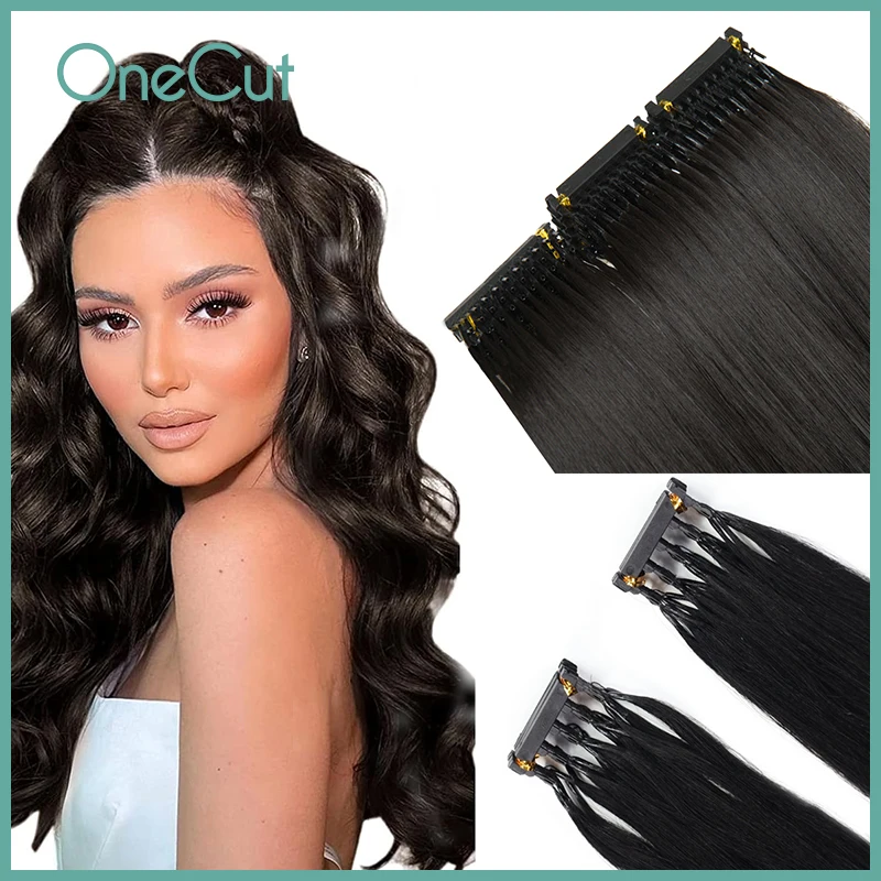 

2nd Generation 6D Straight Virgin Human Hair Extensions 100% Real Human Hairpieces Natural Invisible Hair 6D 5g/pc 20pcs 100G