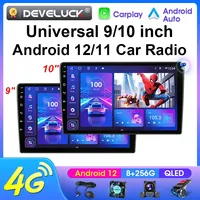 Universal 9/10.1 Inch 2 Din Android 12 Car Radio Multimedia Video Player Navigation GPS 4G Stereo For Nissan Kia Honda Toyota VW