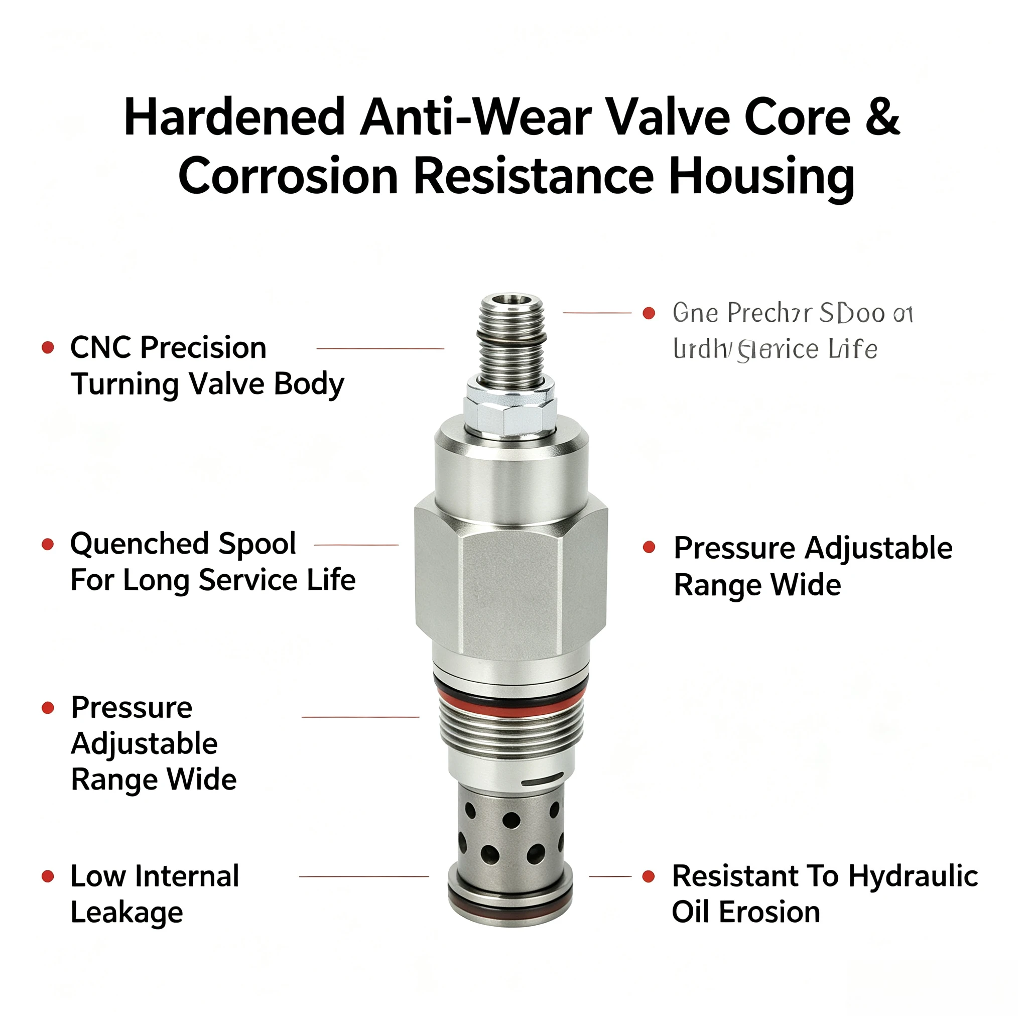 Manual Adjustable Hydraulic Pressure Control Relief Valve RDBA RDDA RDFA Direct Acting Type For Hydraulic Circuit System