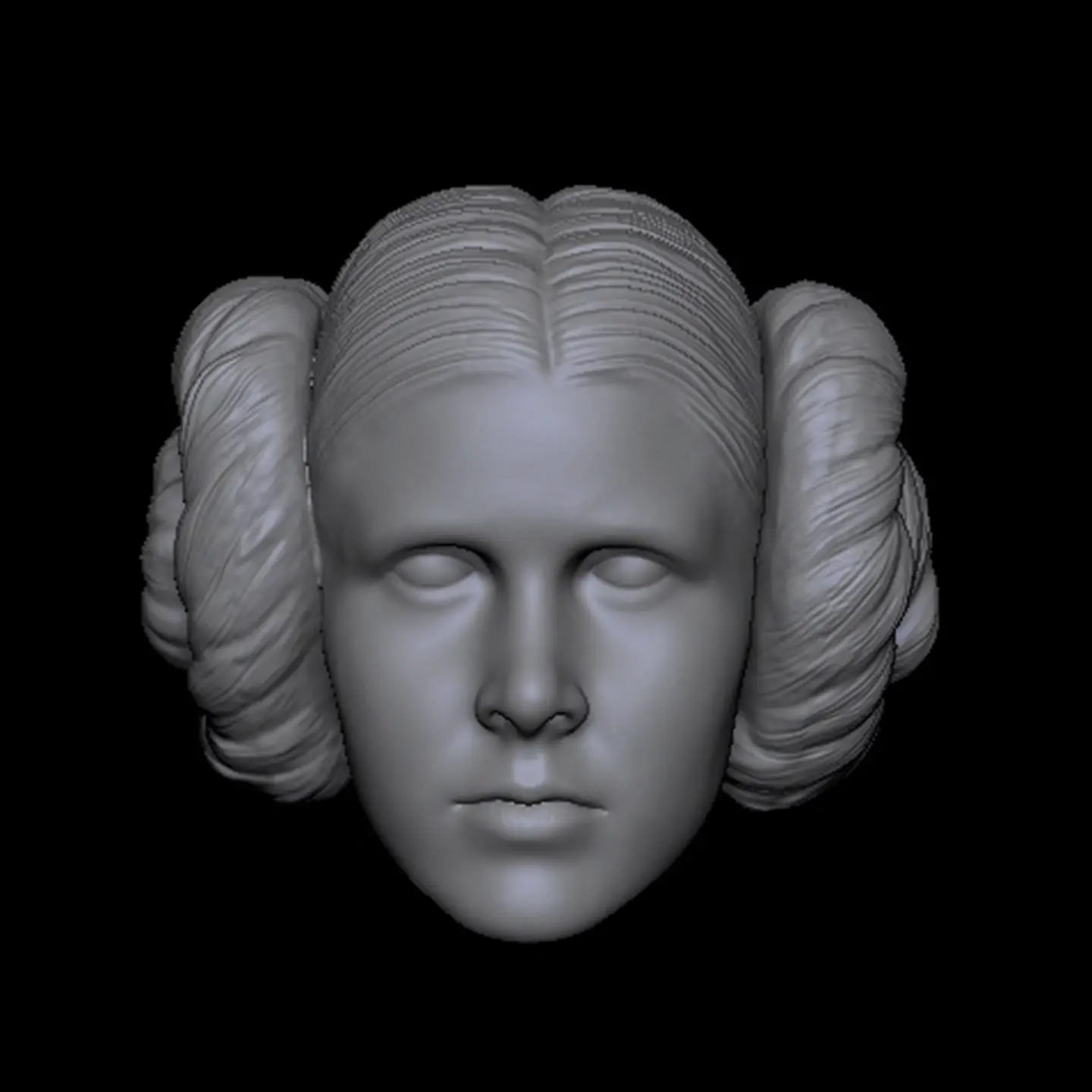 

HL026 DIY Customized 1/18 1/12 1/10 Carrie R F Leia Unpainted Head Sculpt for 3.75" 6" 7" Figure SHF ML Mafex Mez NECA Mcf