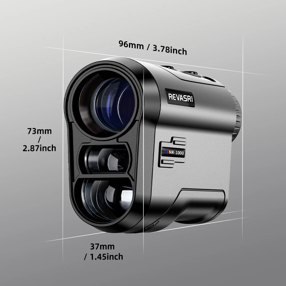 جهاز تحديد المدى بالليزر REVASRI بطول 800 ياردة للعب الجولف مع مسافة منحدر شحن من النوع C واهتزاز قفل العلم للاعبي الجولف #6