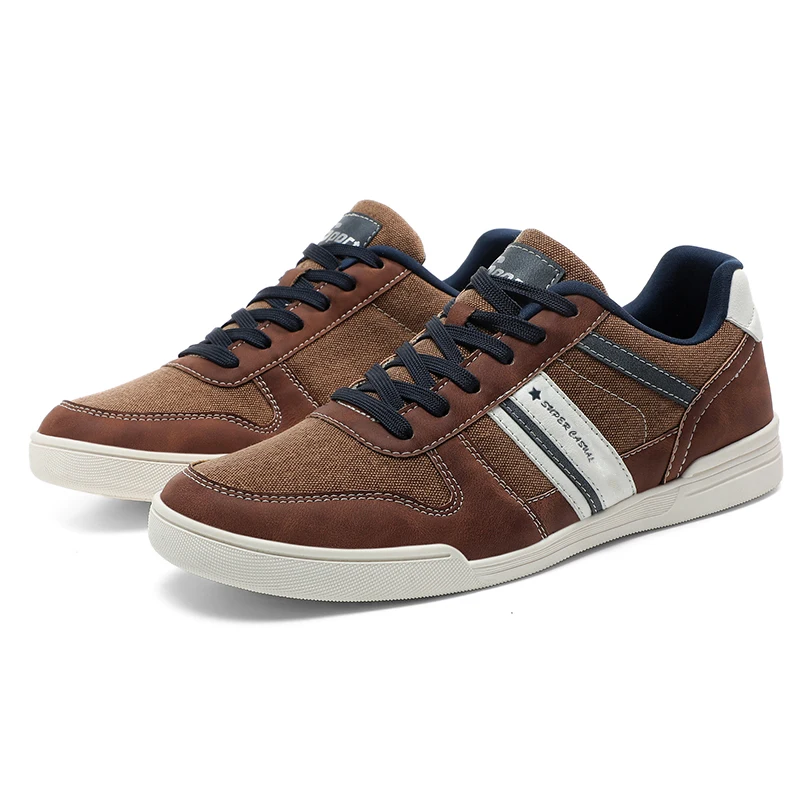 

Solid color versatile men's casual shoes with soft soles for comfortable walking without pressure
