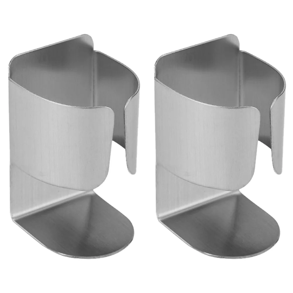 

2 Pcs Electric Toothbrush Holder Storage Shelves Bathroom Rack 304 Stainless Steel Accessory