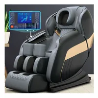 A Black zero Gravity Full Body Electric Luxury Massage Chair Cushion
